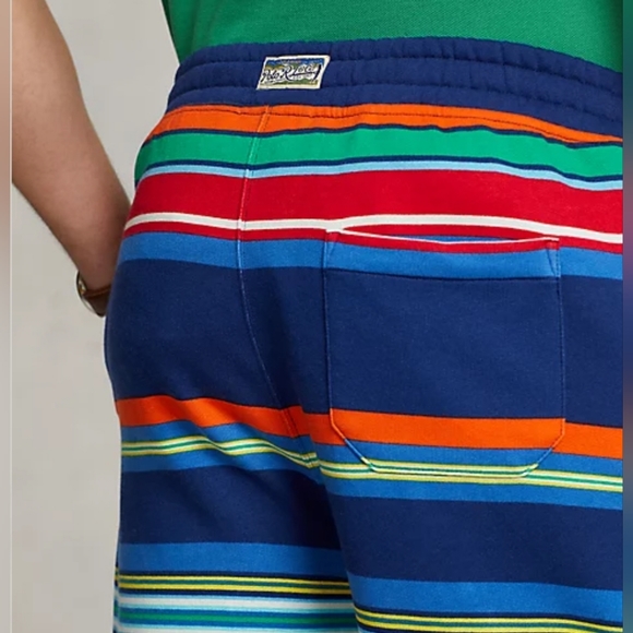 Polo Ralph Lauren Men Big & Tall Striped Fleece Short - Picture 3 of 7
